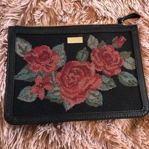 Kate Spade embroidered purse